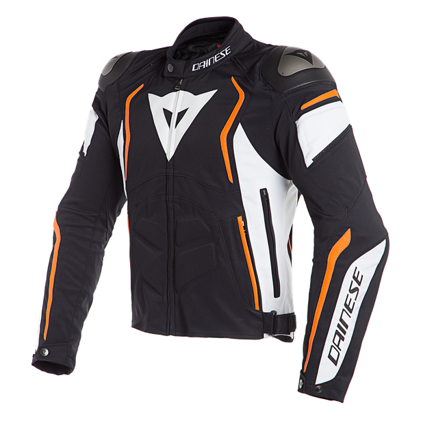dyno-tex-jacket-black-white-fluo-orange image number 0