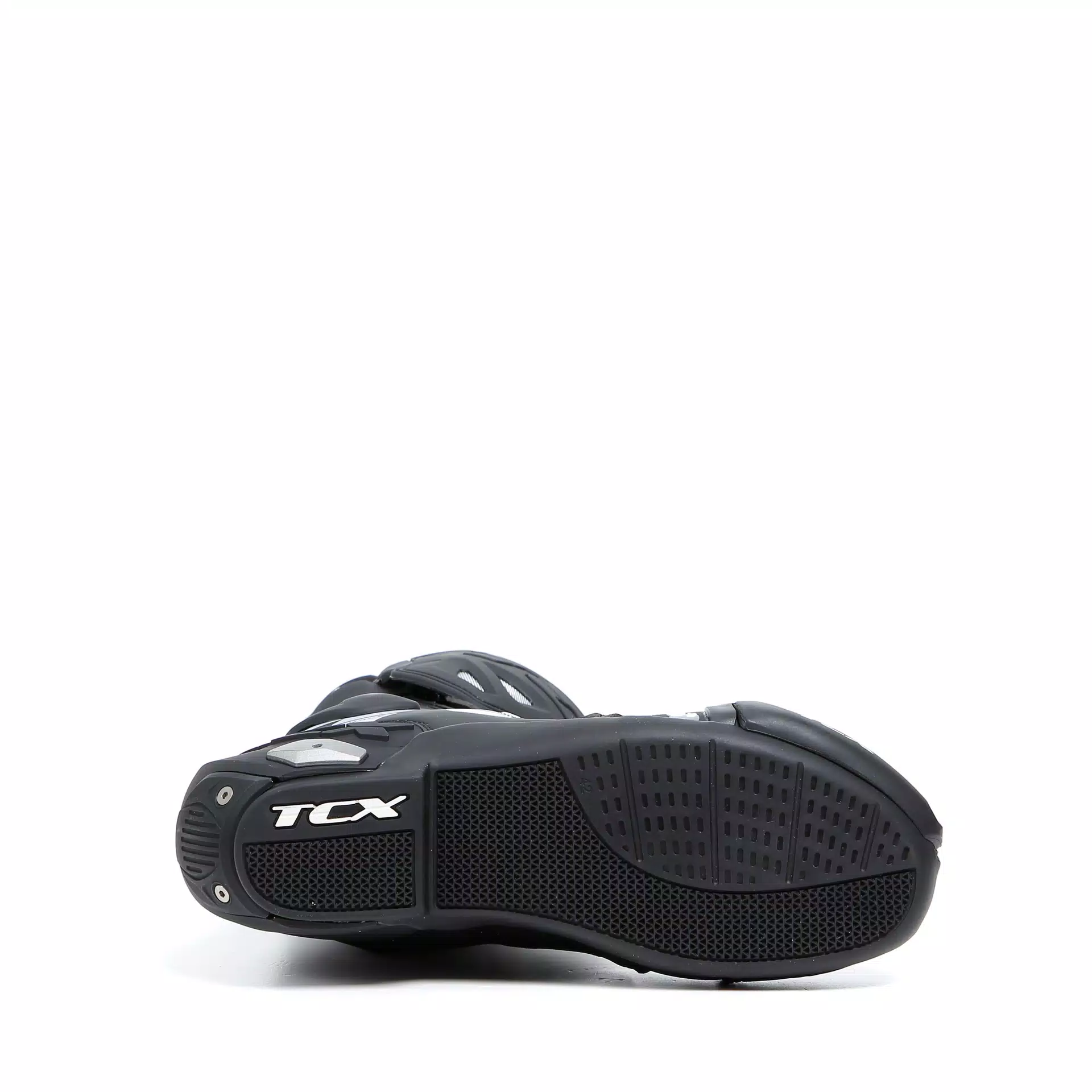 RT-RACE MEN'S MOTORCYCLE BOOTS BLACK/WHITE/GREY