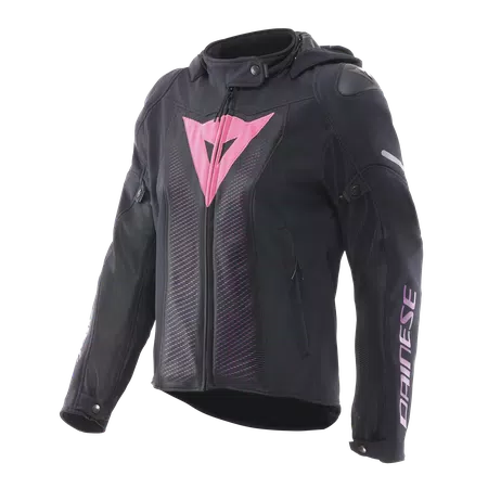 SUPER SPRINT AIR TEX JACKET WMN - BLACK/PINK/VIOLA - 1