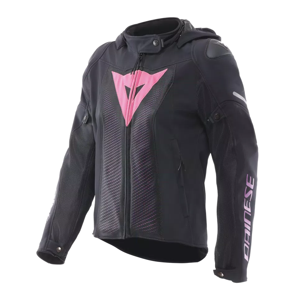 SUPER SPRINT AIR TEX JACKET WMN - BLACK/PINK/VIOLA - 1