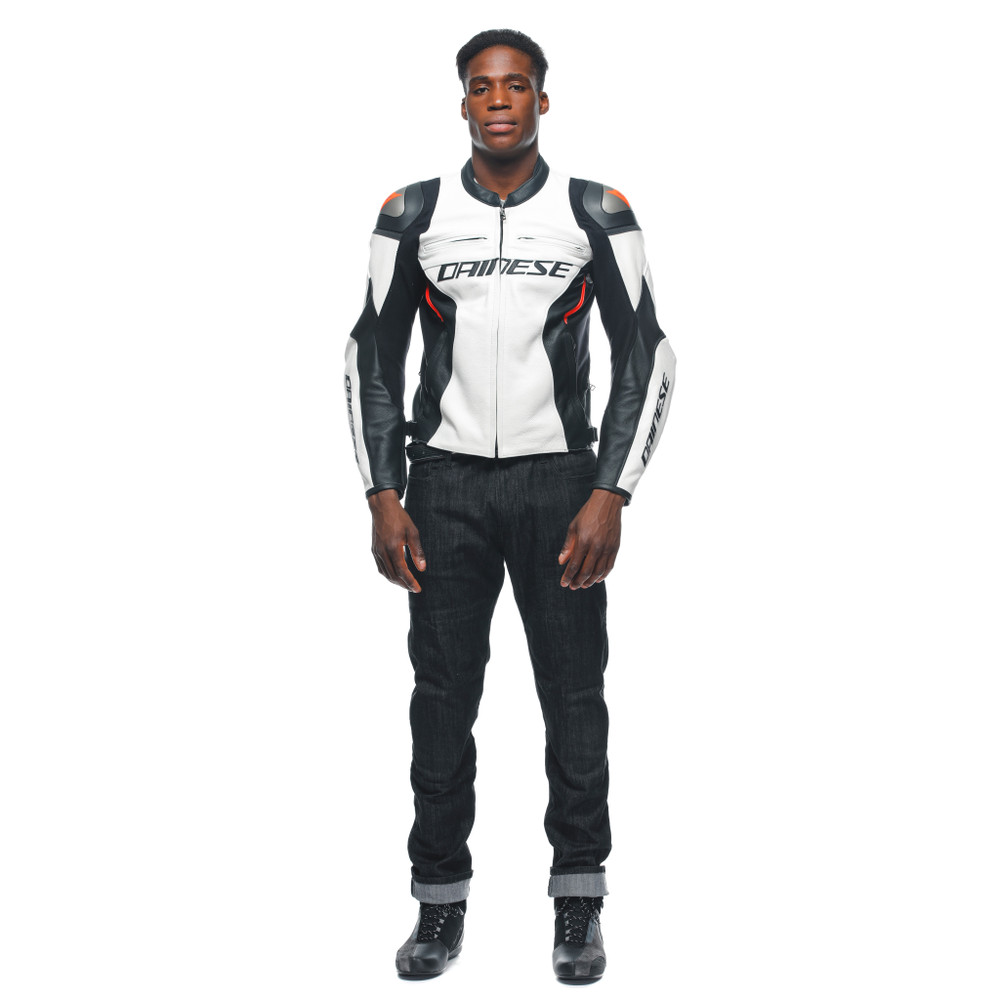 racing-4-giacca-moto-in-pelle-uomo-white-black image number 5