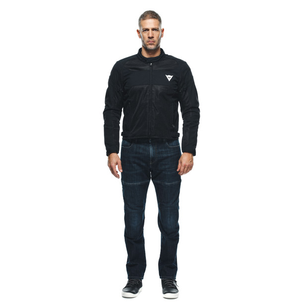 essential-air-tex-giacca-moto-estiva-in-tessuto-uomo-black-black-white image number 2