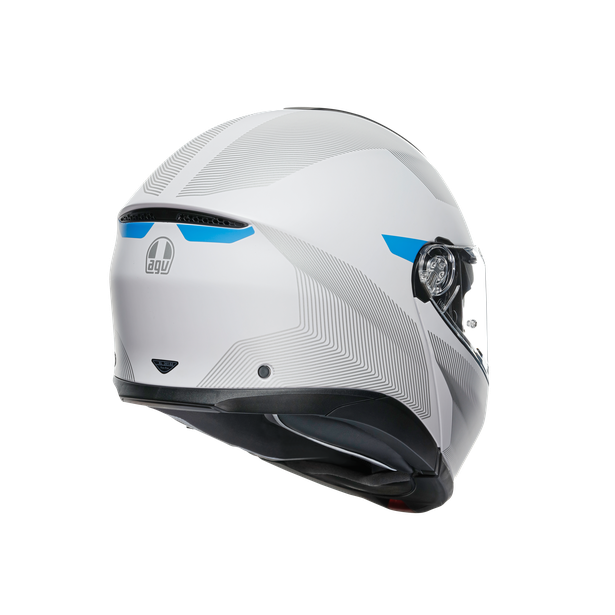 tourmodular-frequency-light-grey-blue-motorbike-flip-up-helmet-e2206 image number 5
