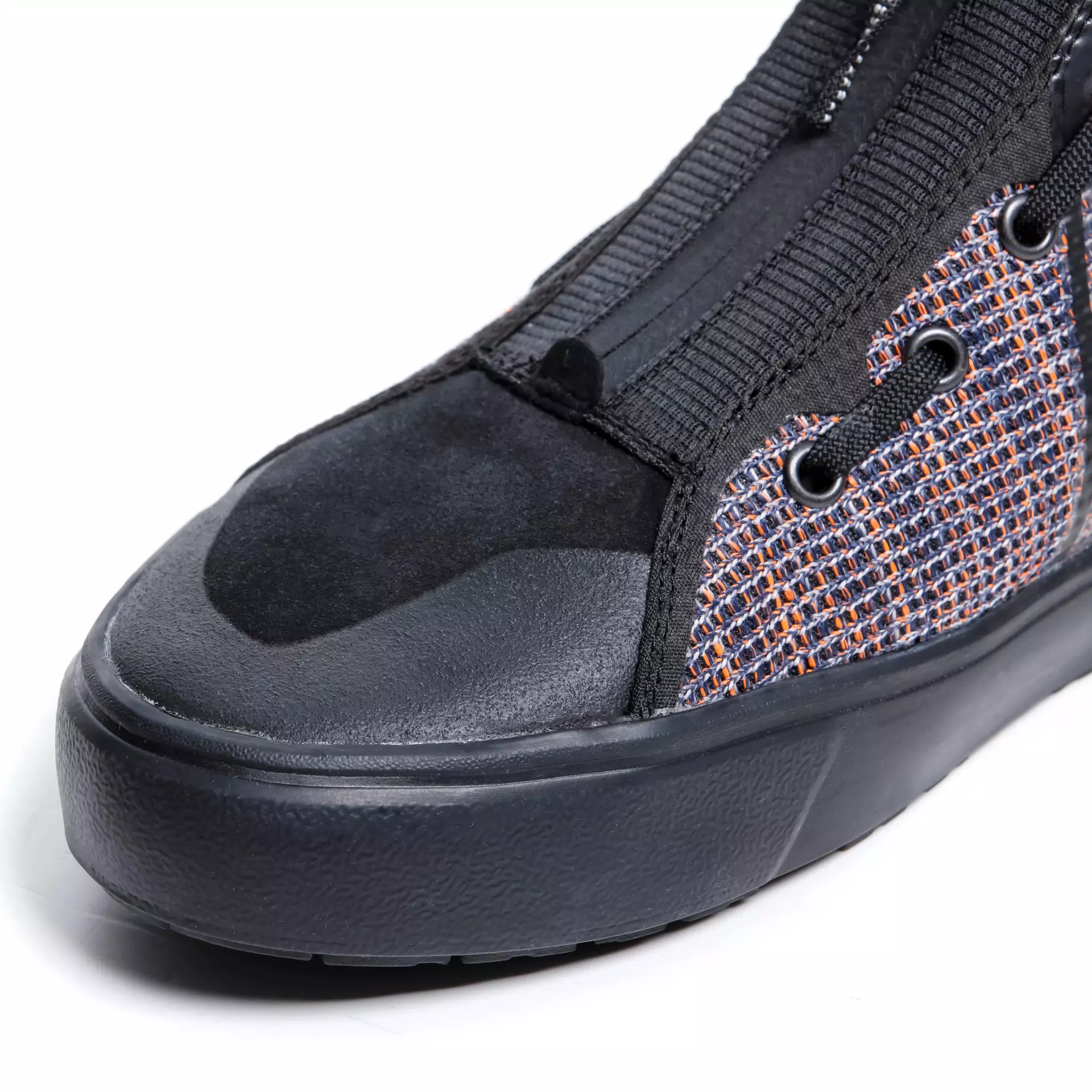 IKASU AIR MEN'S SUMMER MOTORCYCLE SHOES - BLACK/ORANGE/BLUE