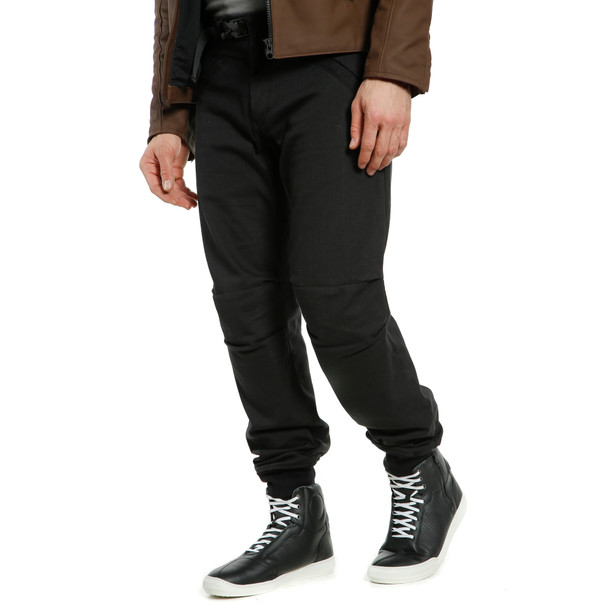 trackpants-pantaloni-moto-in-tessuto-uomo-black image number 2