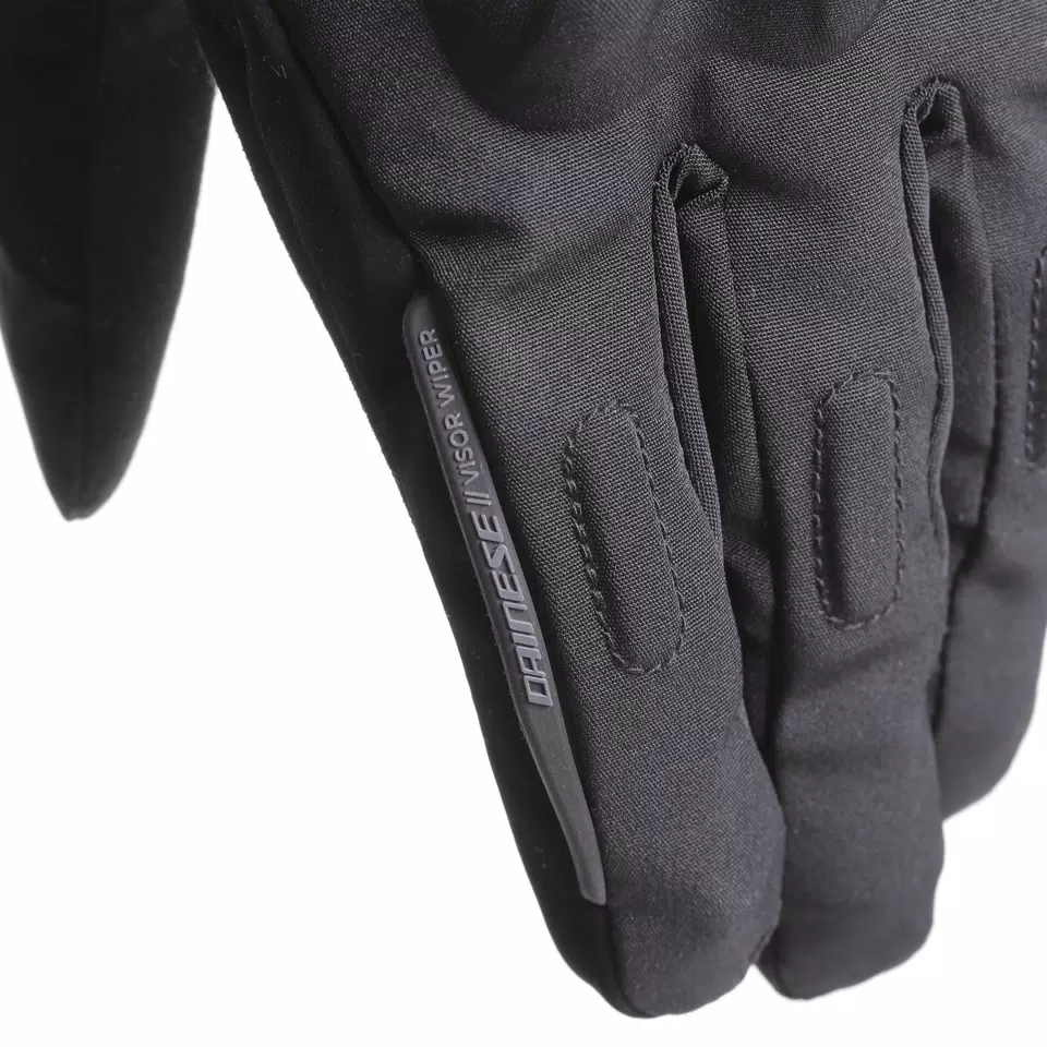 UDINE WP - MEN'S WATERPROOF MOTORCYCLE GLOVES - BLACK/REFLEX - 7
