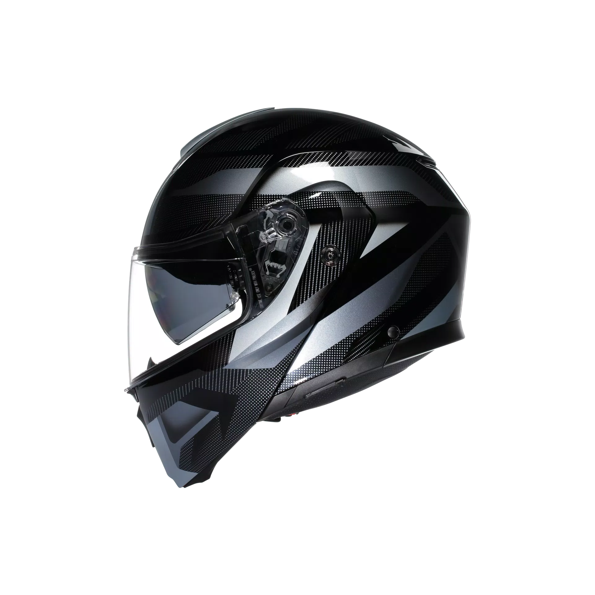 STREETMODULAR LEDRO MATT BLACK/GREY - MOTORBIKE FLIP UP HELMET E2206