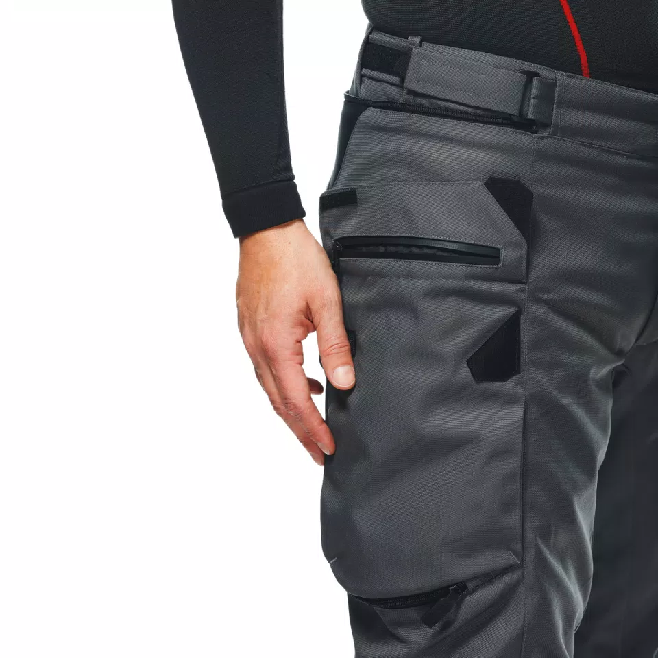 LADAKH 3L D-DRY® - MEN'S WATERPROOF MOTORCYCLE PANTS - IRON-GATE/BLACK - 12