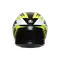 K6 E2205 TOP - RAPID 46 MATT BLACK/WH/YELLOW