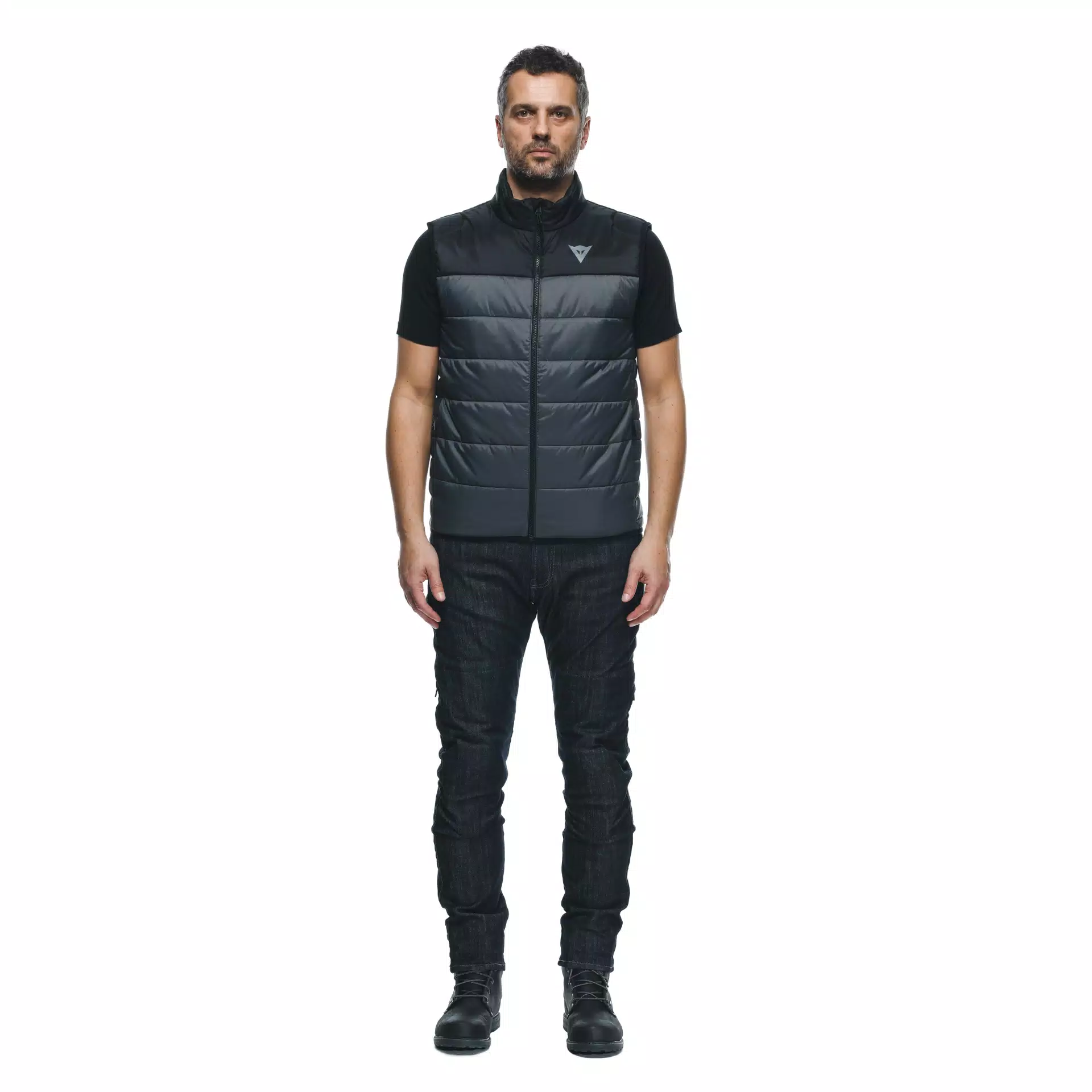 AFTER RIDE - SLEEVELESS WINDPROOF MOTORCYCLE JACKET MEN - MID LAYER WINTER