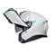 TOURMODULAR FREQUENCY LIGHT GREY/BLUE - MOTORBIKE FLIP UP HELMET E2206