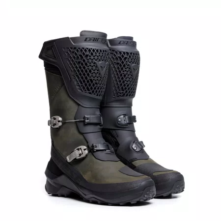 Green motorbike boots shop