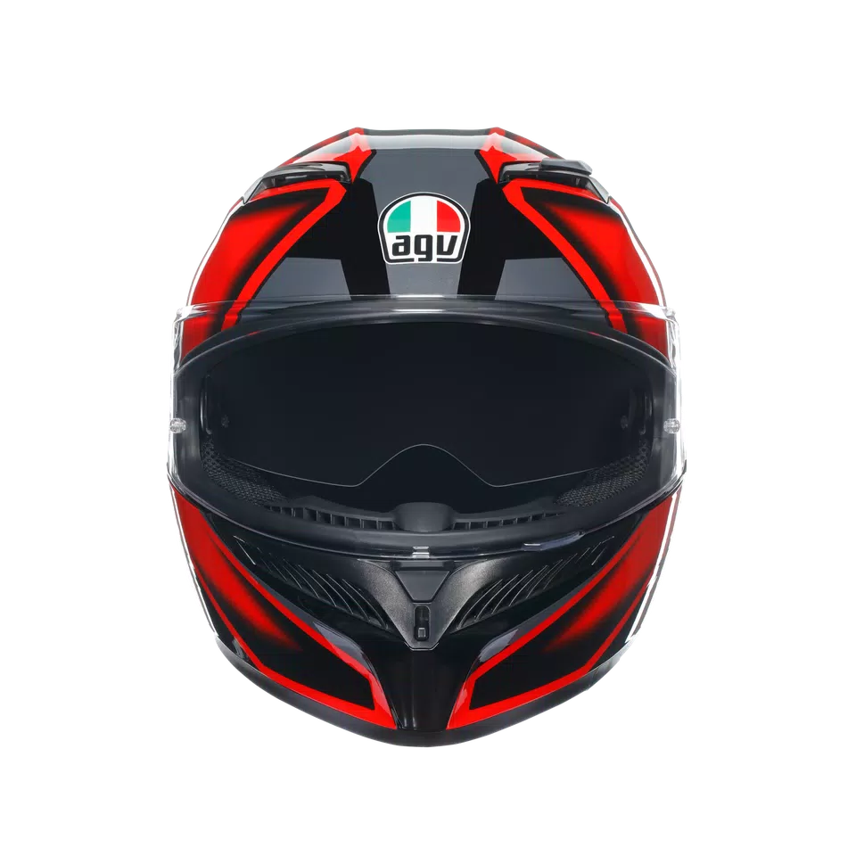 K3 COMPOUND BLACK/RED - CASQUE MOTO INTÉGRAL E2206 -  - 2