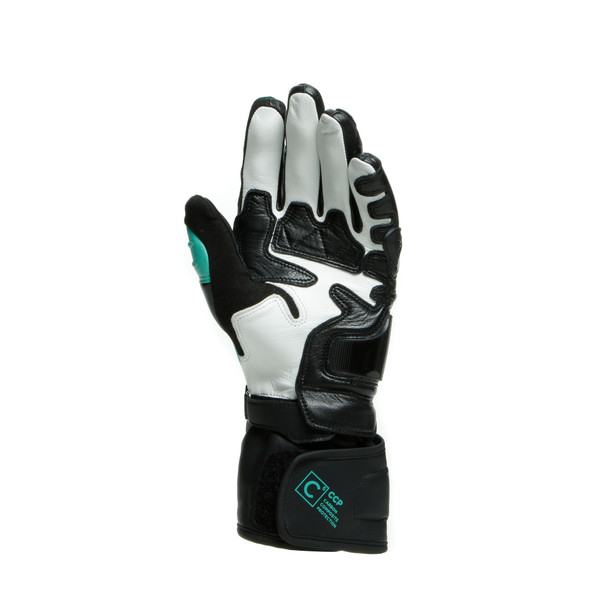 carbon-3-lady-gloves-black-aqua-green-anthracite image number 2