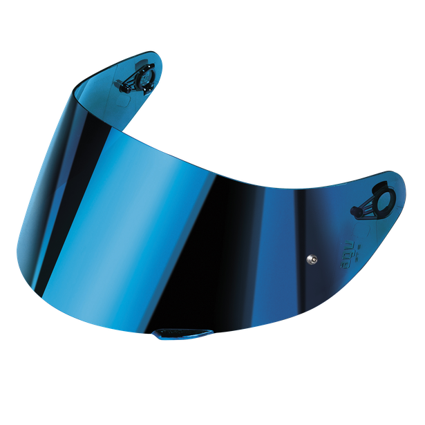 blue helmet visor