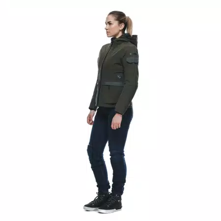 CENTRALE ABSØLUTESHELL™ PRO - WOMEN'S WATERPROOF MOTORCYCLE JACKET - GREEN - 4