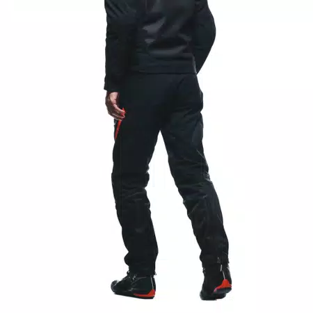 DRAKE 2 SUPER AIR - MEN'S SUMMER MOTORCYCLE PANTS IN FABRIC - BLACK/ANTHRACITE/RED-FLUO - 6