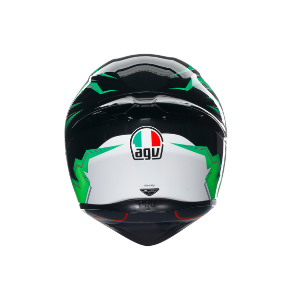 k1-s-kripton-black-green-motorbike-full-face-helmet-e2206 image number 4