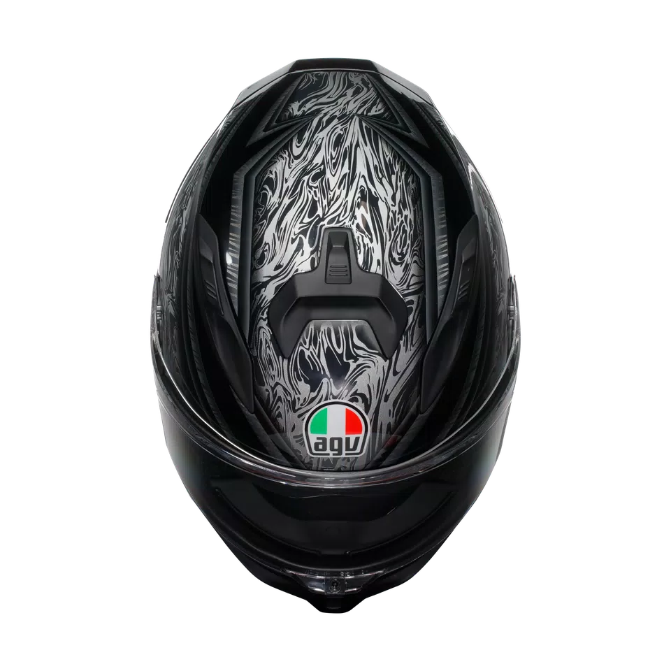 K7 AGV E2206 MPLK - DAMASCUS BLACK/SILVER -  - 7