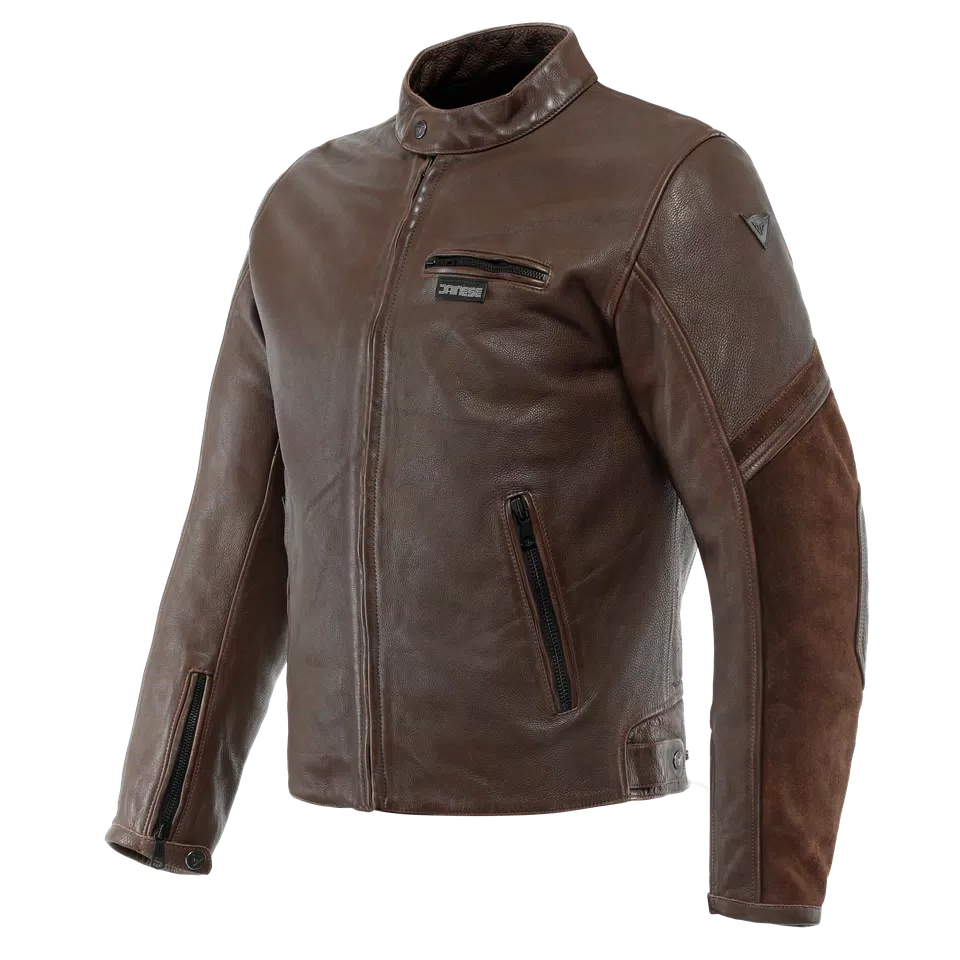 MERAK - MEN'S MOTORCYCLE LEATHER JACKET | TOBACCO | Dainese MERAK - MEN'S MOTORCYCLE LEATHER JACKET | TOBACCO | Dainese
