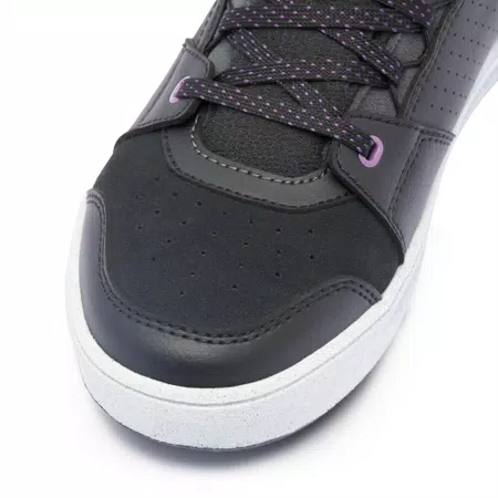 SUBURB D-WP - WOMEN'S WATERPROOF MOTORCYCLE SHOES - BLACK/WHITE/METAL PURPLE - 7