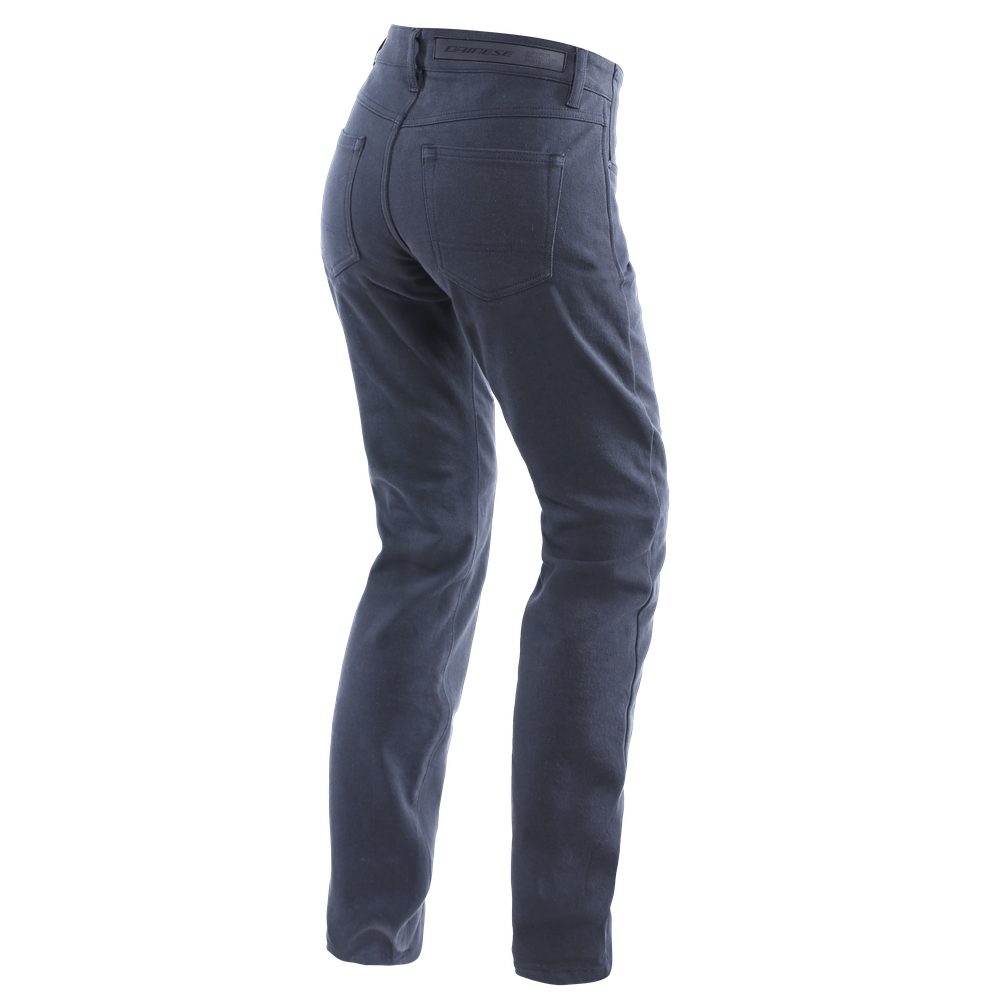 casual-slim-pantaloni-moto-in-tessuto-donna-blue image number 1