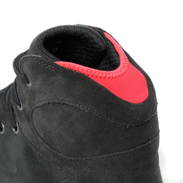 YORK D-WP® SHOES DARK-CARBON/RED- D-Wp®