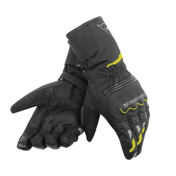 tempest-d-dry-guanti-moto-lunghi-impermeabili-unisex-black-yellow-fluo image number 0