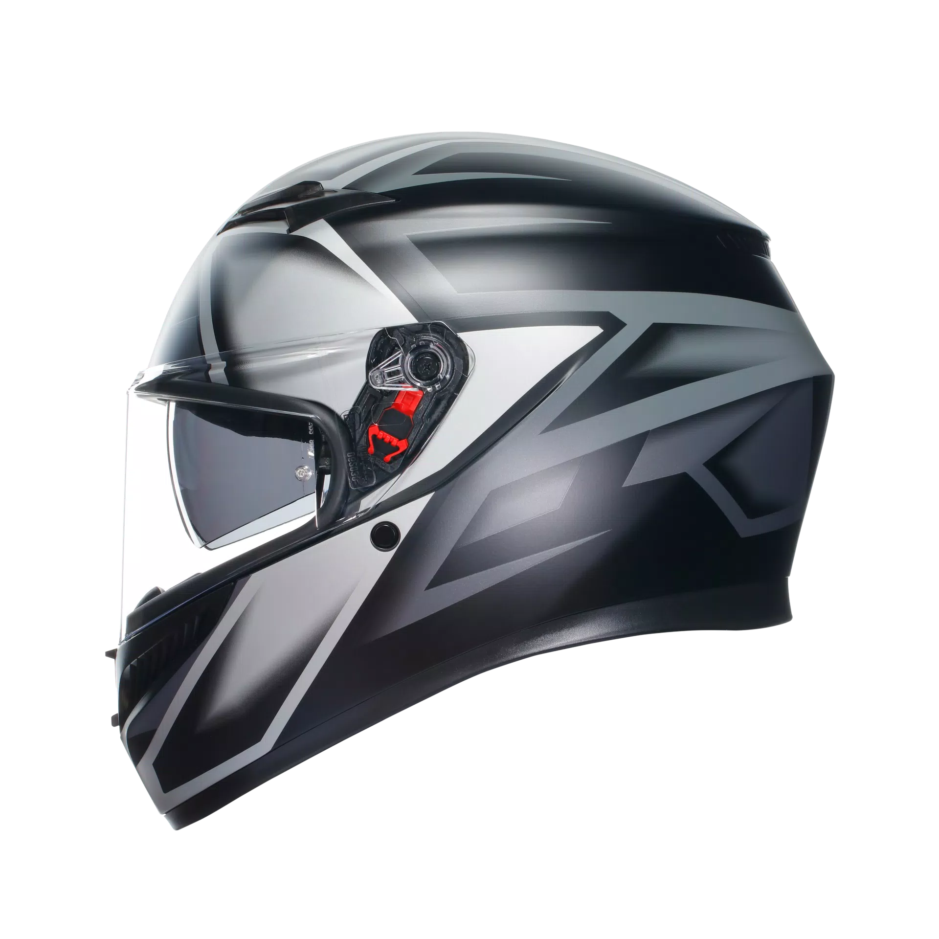K3 COMPOUND MATT BLACK/GREY - CASQUE MOTO INT&Eacute;GRAL E2206