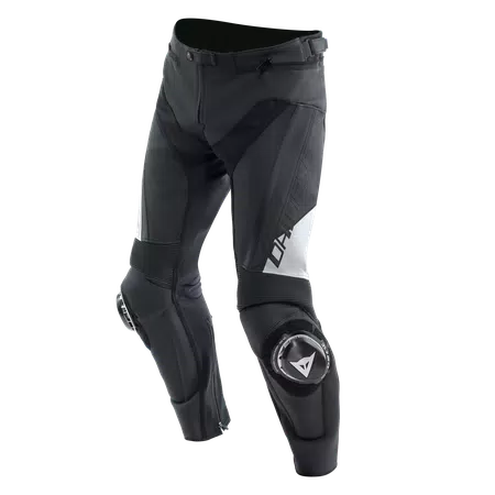 DELTA 4 - MOTORRADHOSE AUS LEDER HERREN - BLACK/WHITE - 1