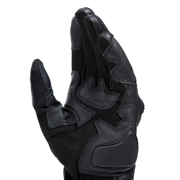 mig-3-unisex-leather-gloves-black-black image number 8