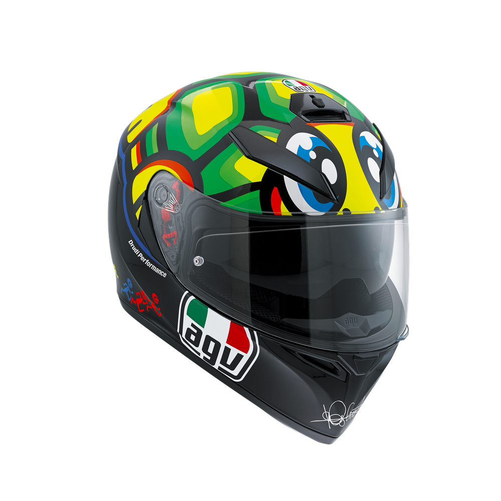AGV K3SV サンバイザー機能 ロッシレプリカFIVE CONTINENTS AGV K3SV サンバイザー機能 ロッシレプリカFIVE CONTINENTS
