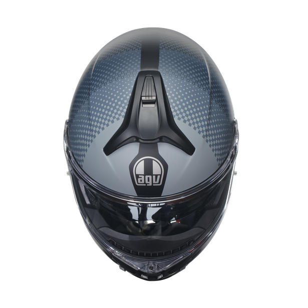 tourmodular-textour-matt-black-grey-motorbike-flip-up-helmet-e2206 image number 6
