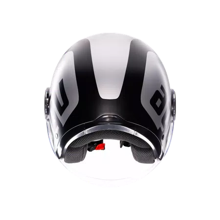 ETERES RIMINI MATT GREY/BLACK - MOTORBIKE OPEN FACE HELMET E2206 -  - 5