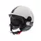 MOMODESIGN FGTR CLASSIC GLOSSY WHITE / BLACK - JET HELMET WITH VISOR E2206