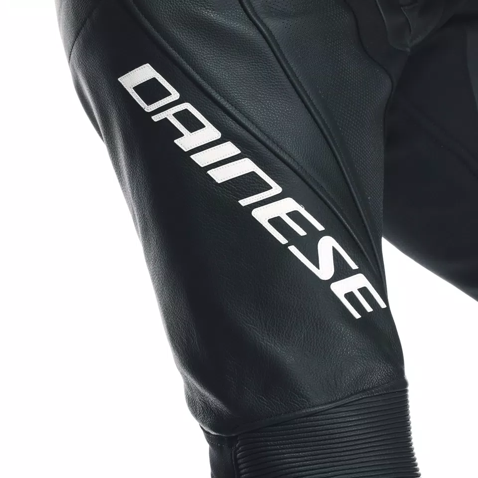 LAGUNA SECA 5 - TUTA MOTO DIVISIBILE IN PELLE PERFORATA UOMO - BLACK/BLACK/WHITE - 12