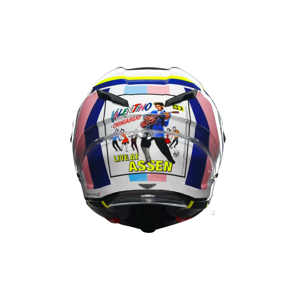 PISTA GP RR ASSEN 2007 (LIMITED EDITION) - MOTORBIKE FULL FACE HELMET E2206 DOT -  - 5