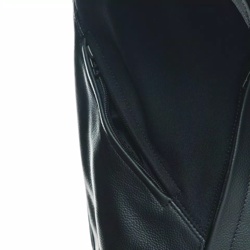 RACING 4 - GIACCA MOTO CONFORMATA IN PELLE UOMO - BLACK/BLACK - 11