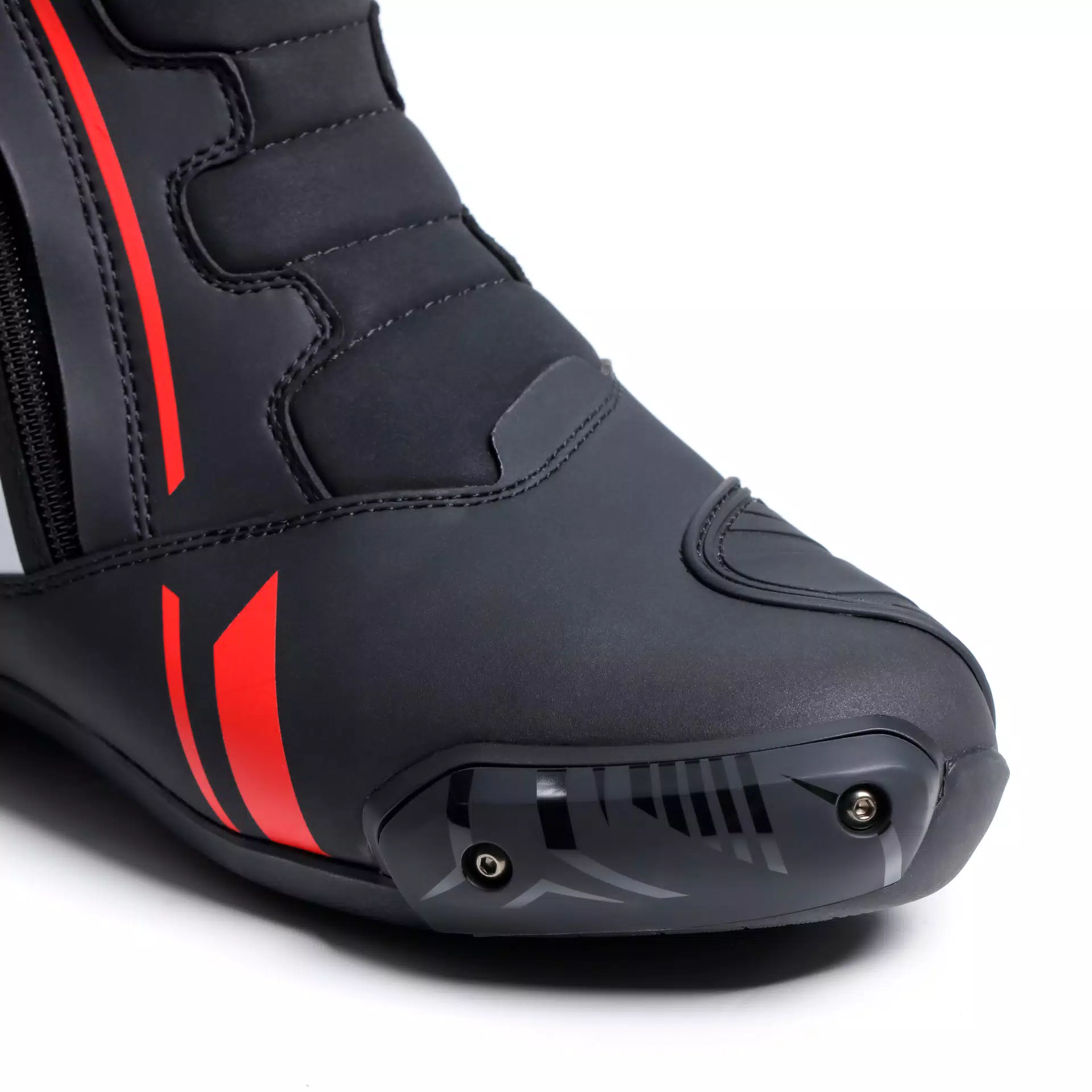 S-TR1 MEN'S MOTORCYCLE BOOTS - BLACK/RED/WHITE