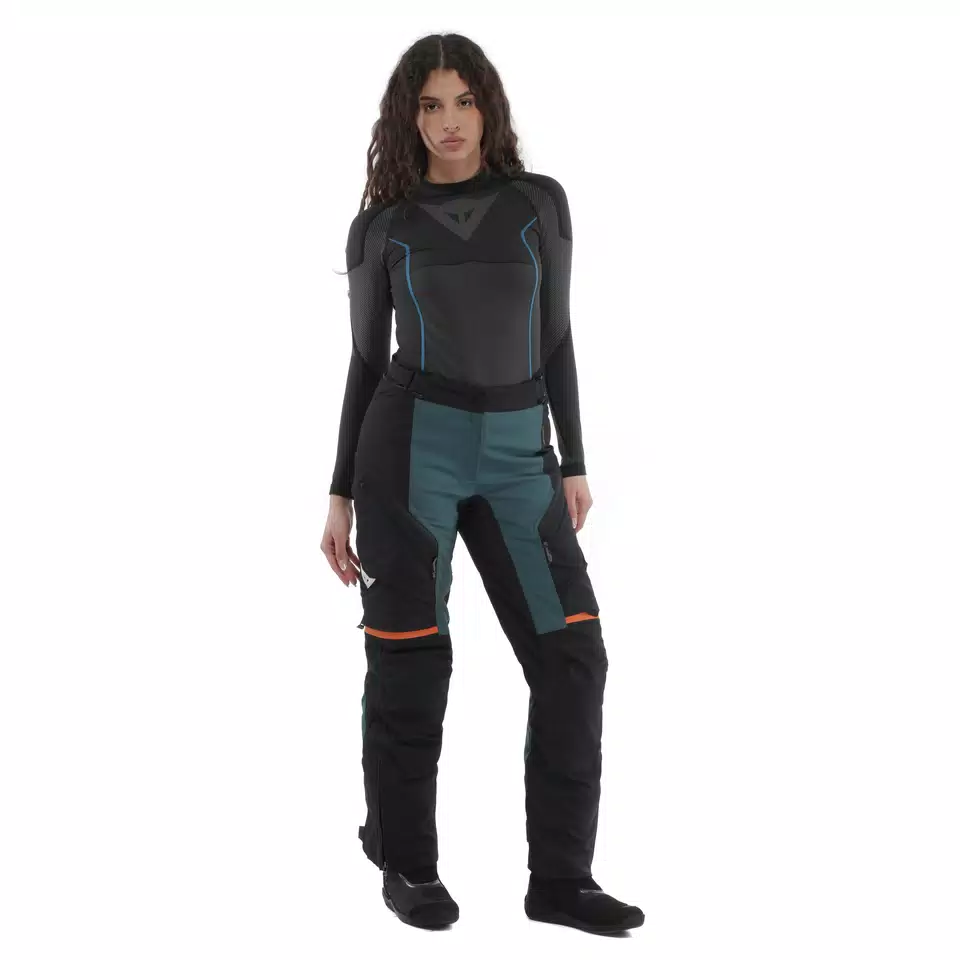 MANGEN ABSØLUTESHELL™ PRO - PANTALON MOTO TOURING FEMME - DARK SEA/BLACK - 3