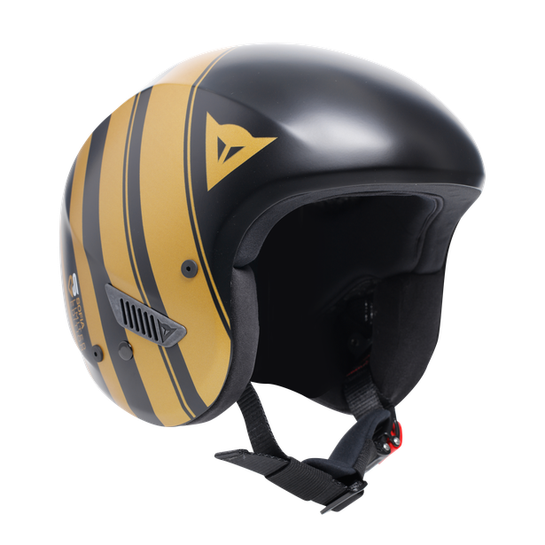 r001-replica-sofia-goggia-ski-helmet-black-gold image number 1