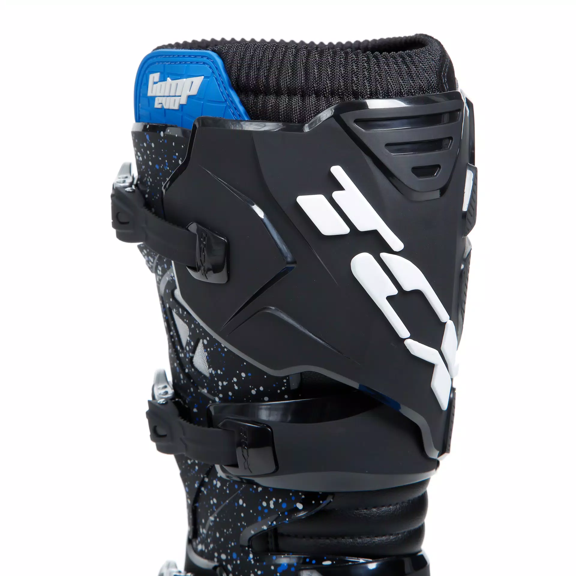 COMP EVO 2 MEN'S MOTORCYCLE OFFROAD BOOTS - BLACK/BLUE