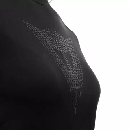 MOTORCYCLE TECHNICAL QUICK DRY WOMEN'S SHIRT - BASE LAYER SUMMER - BLACK - 5