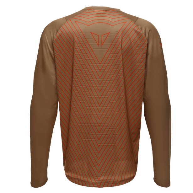 hg-aer-jersey-ls-maglia-bici-maniche-lunghe-uomo-brown-red image number 1