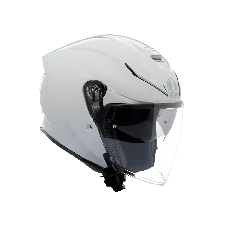 K5 JET EVO MONO STELVIO WHITE - MOTORBIKE OPEN FACE HELMET E2206 -  - 1