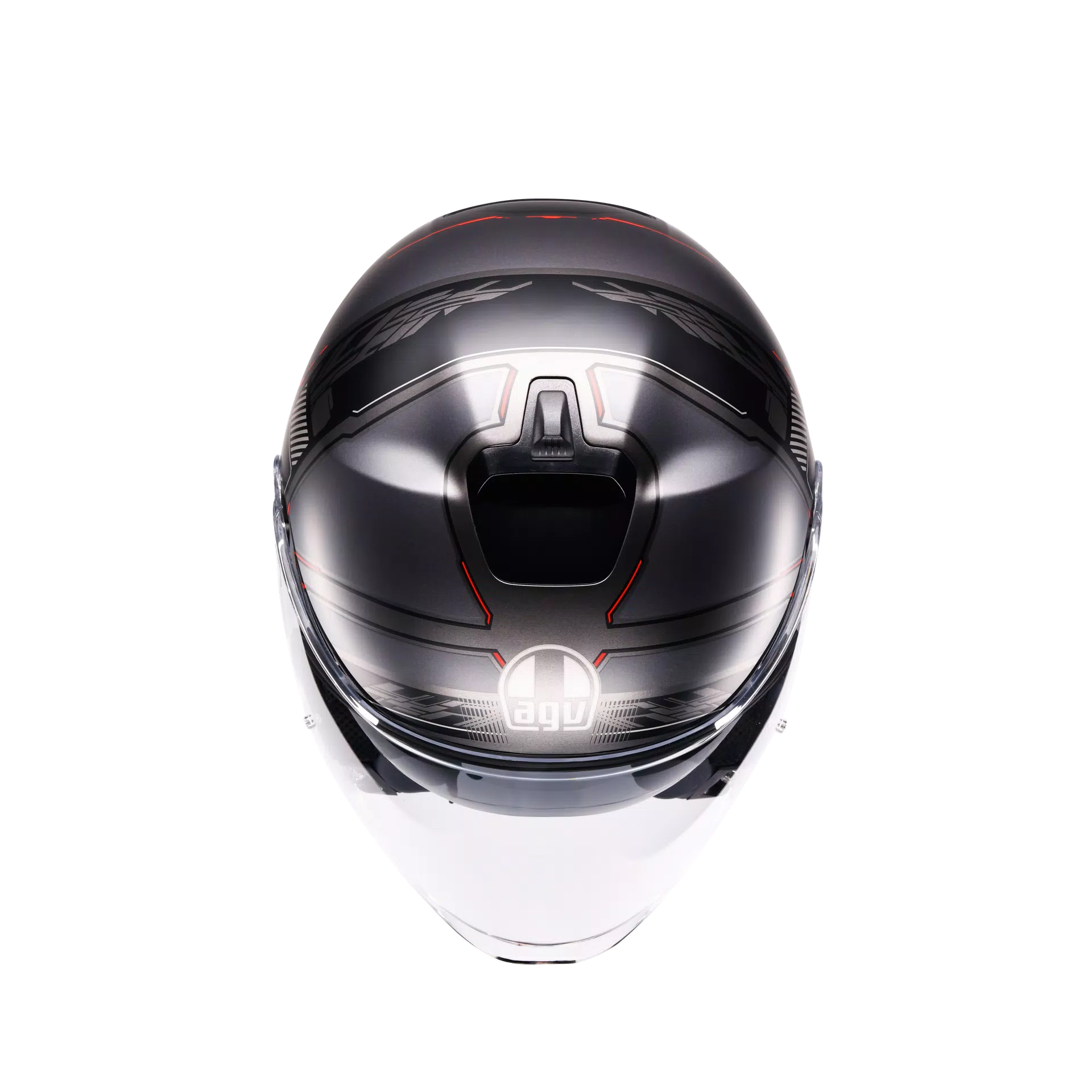 IRIDES AGV E2206 - ZAGABRIA MATT GUNMETAL/RED