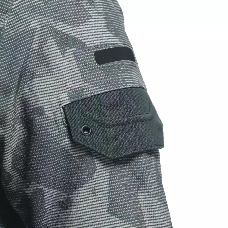 CENTRALE ABSØLUTESHELL™ PRO - WOMEN'S WATERPROOF MOTORCYCLE JACKET - LONDON FOG CAMO DOTS - 13