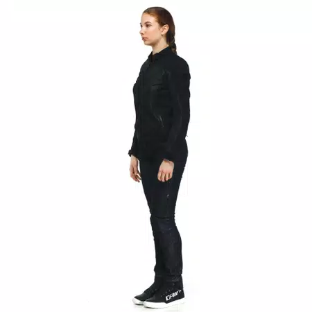 SEVILLA AIR TEX - WOMEN'S SUMMER MOTORCYCLE JACKET IN FABRIC - BLACK/BLACK - 4