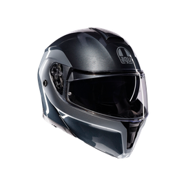 STREETMODULAR LEVICO GREY/SILVER - CASCO MOTO MODULAR E2206