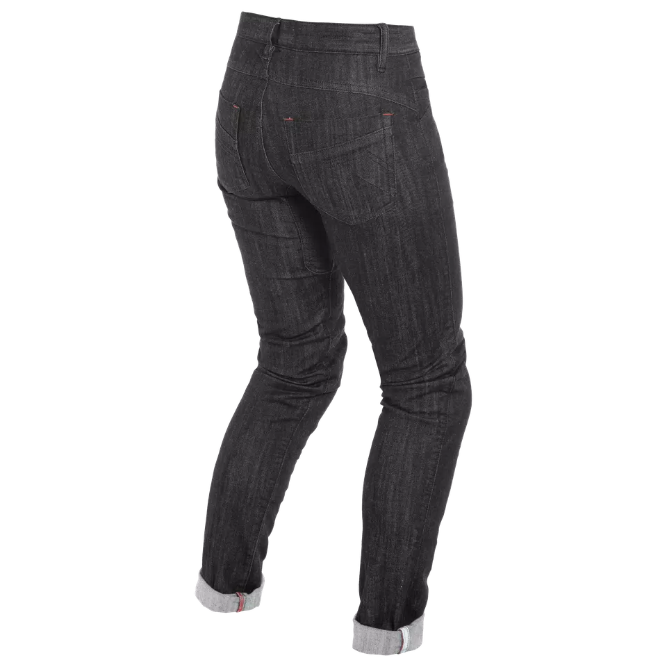 ALBA SLIM LADY JEANS - BLACK-RINSED - 2